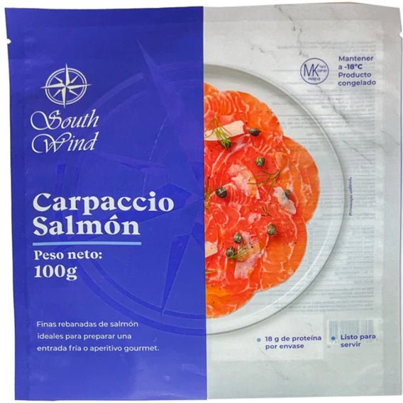 Carpaccio de Salmón 100g - South Wind