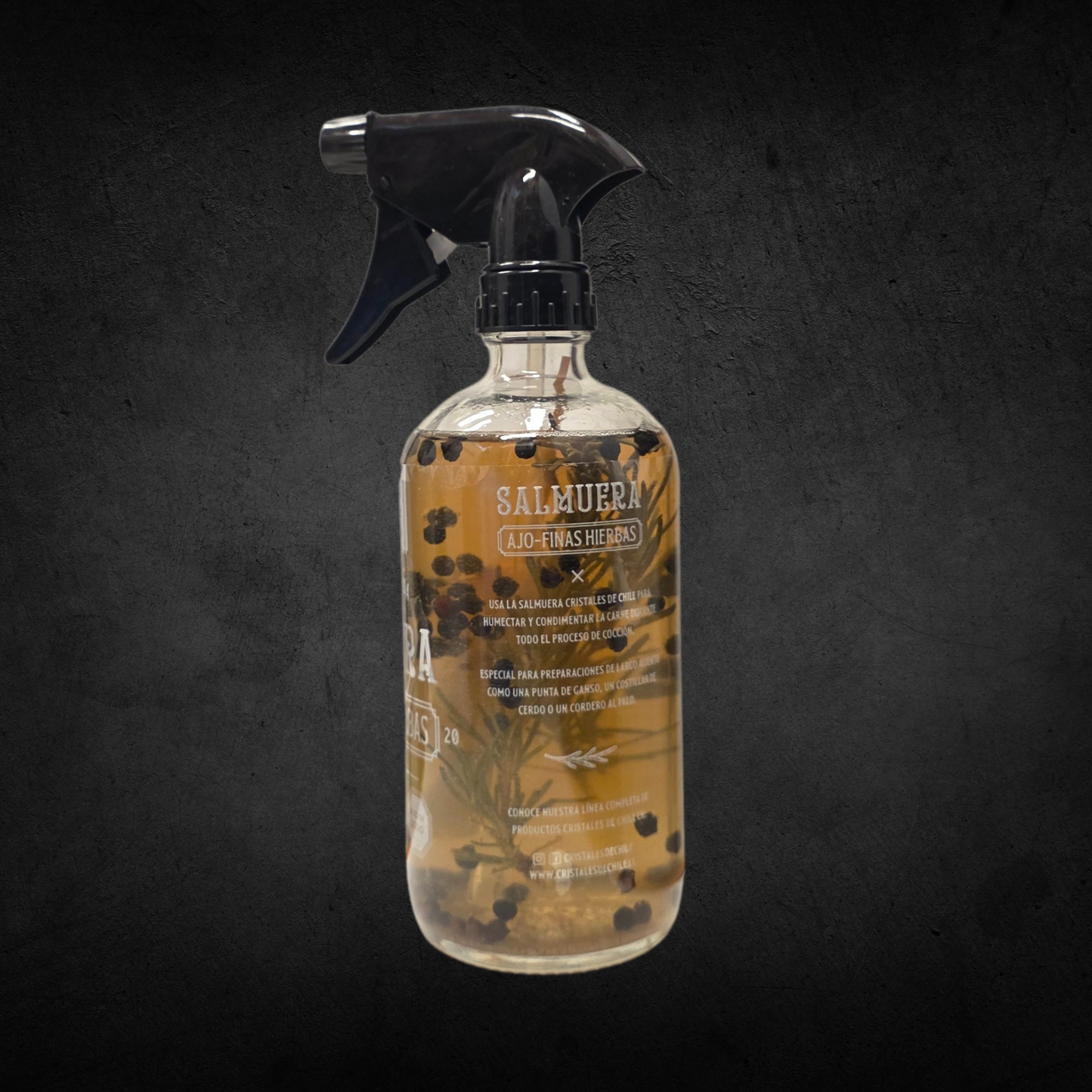 Salmuera Ajo 470ml - Cristales de Chile