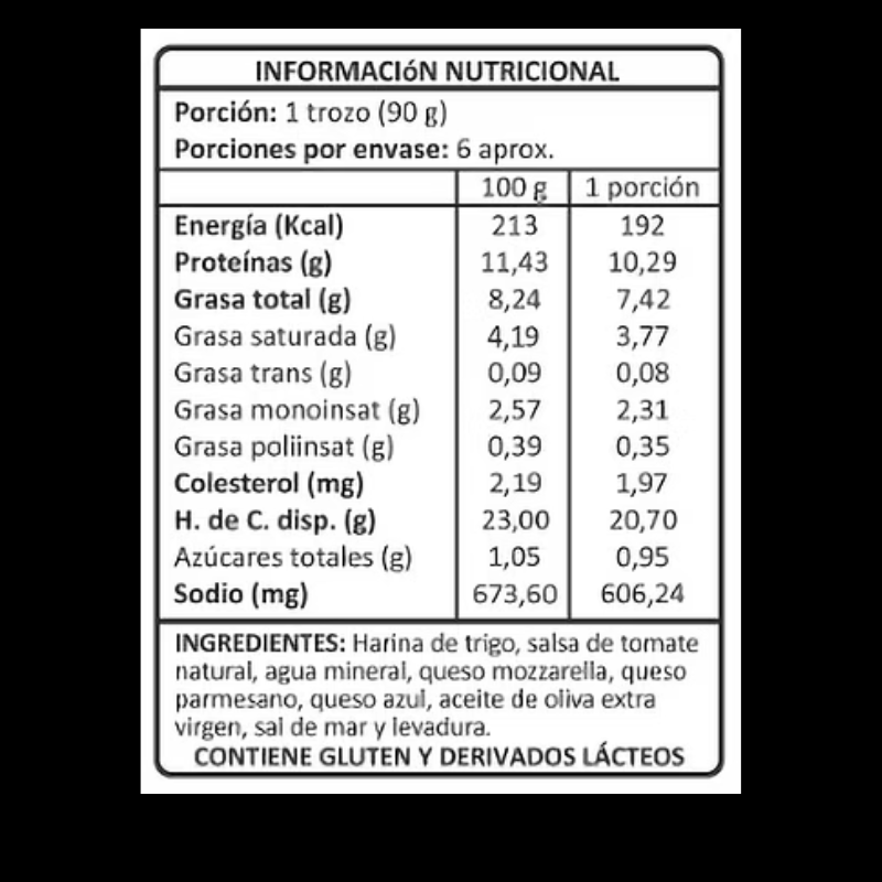 Pizza Formaggi - Scusi
