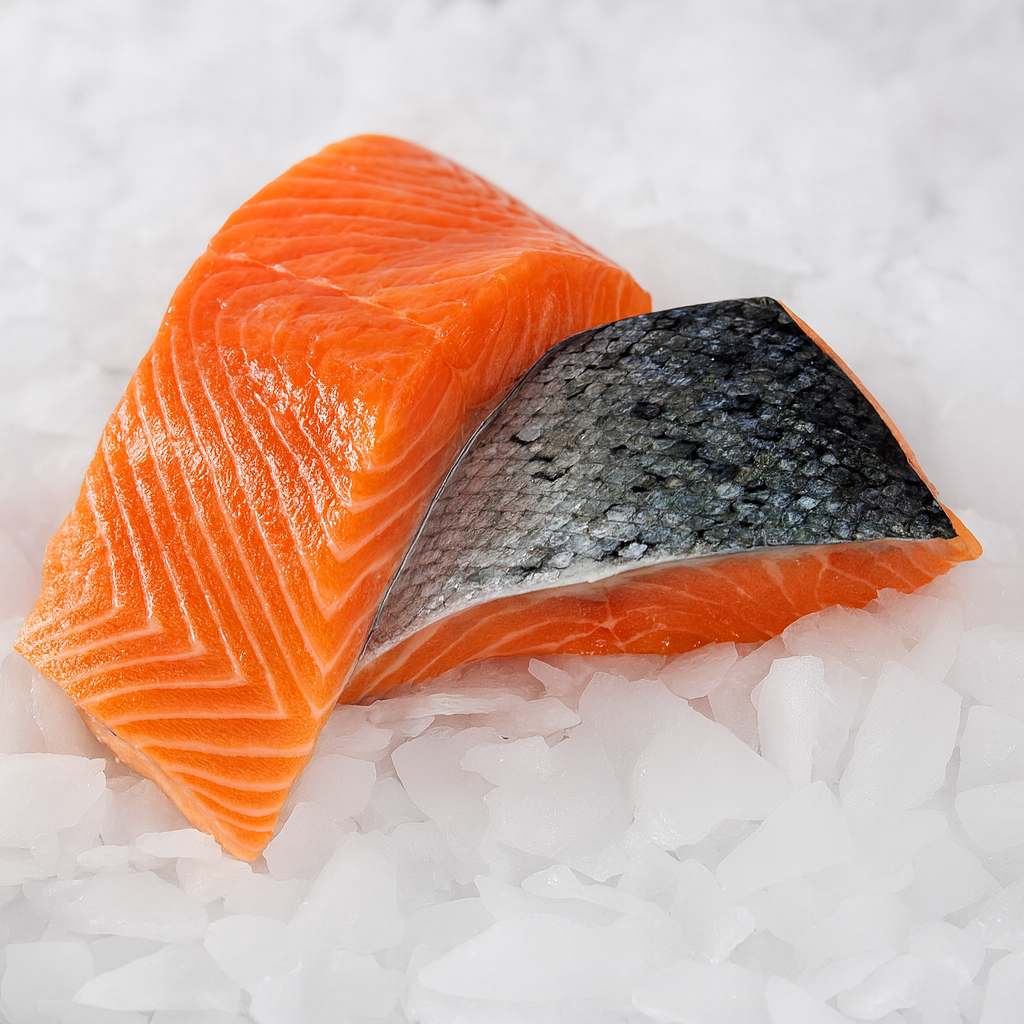 Porción de Salmón Atlántico con Piel 280g - Toltén