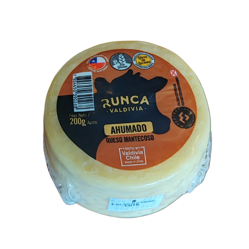 Queso Mantecoso Ahumado 200g - Runca Valdivia