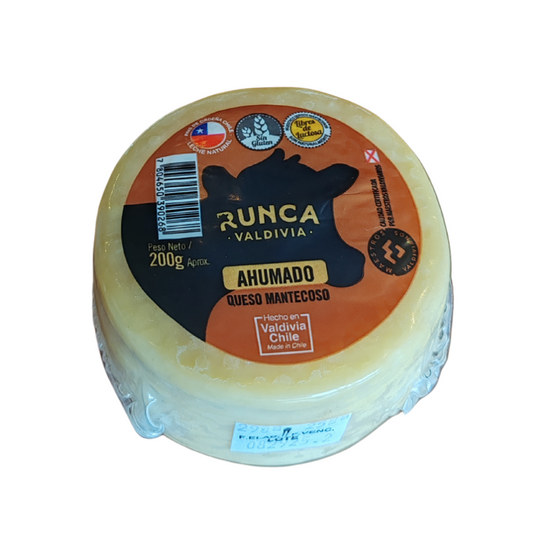 Queso Mantecoso Ahumado 200g - Runca Valdivia