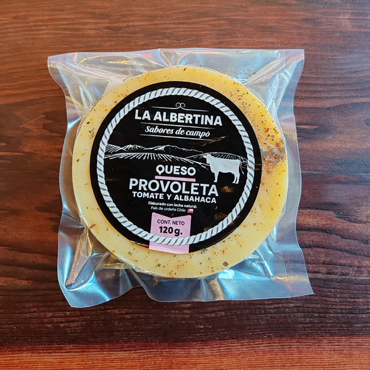 Provoleta Tomate y Albahca - 120g