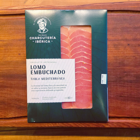 Tabla Lomo Embuchado Mediterránea 80g - Charcutería Ibérica