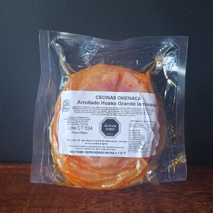 Arrollado de Huaso Laminado 250g - Omeñaca