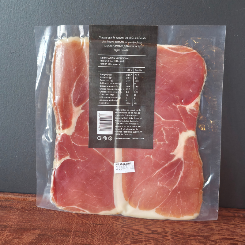 Jamón Serrano 100g - Jo Charcuterie