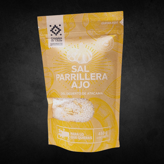 Sal Parrillera Ajo - Cristales de Chile