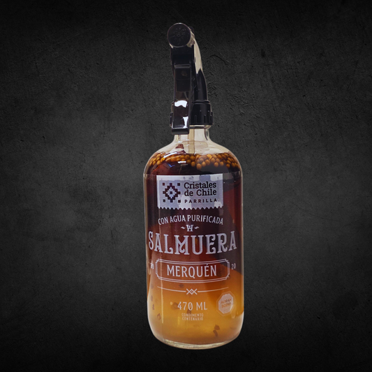 Salmuera Merquén 470ml - Cristales de Chile