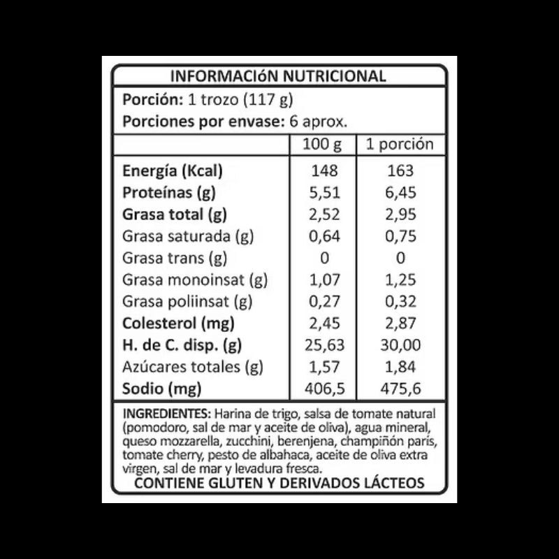 Pizza Vegetariana - Scusi