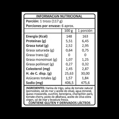 Pizza Vegetariana - Scusi