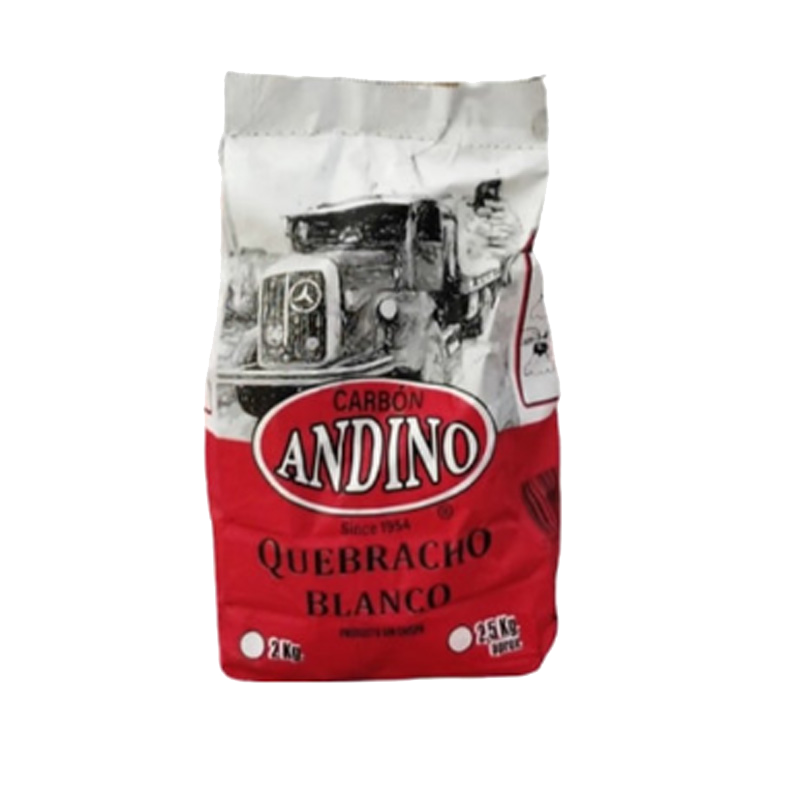 Carbón de Quebracho Blanco 2,5kl - Andino