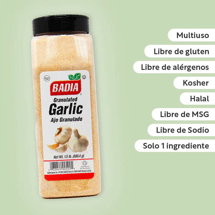 Ajo Granulado 680g - Badia